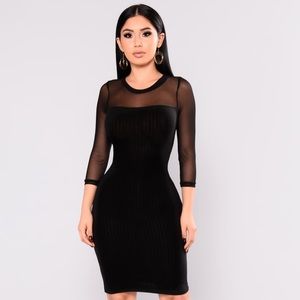 💋FASHION NOVA || Gianna Mesh Dress